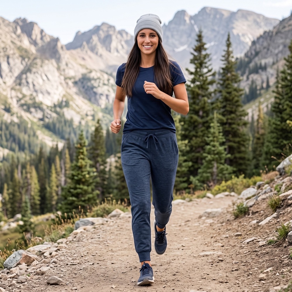 Lululemon Ready to Rulu Jogger 29 Heathered Navy Blue High Rise Pants Size 8